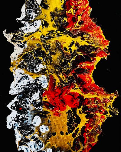 Dutch acrylic pour on black.
#acrylicpouredpainting #pouredart #dutchpour  #dutchpourpainting #dutchpourtechnique #pouredacry...