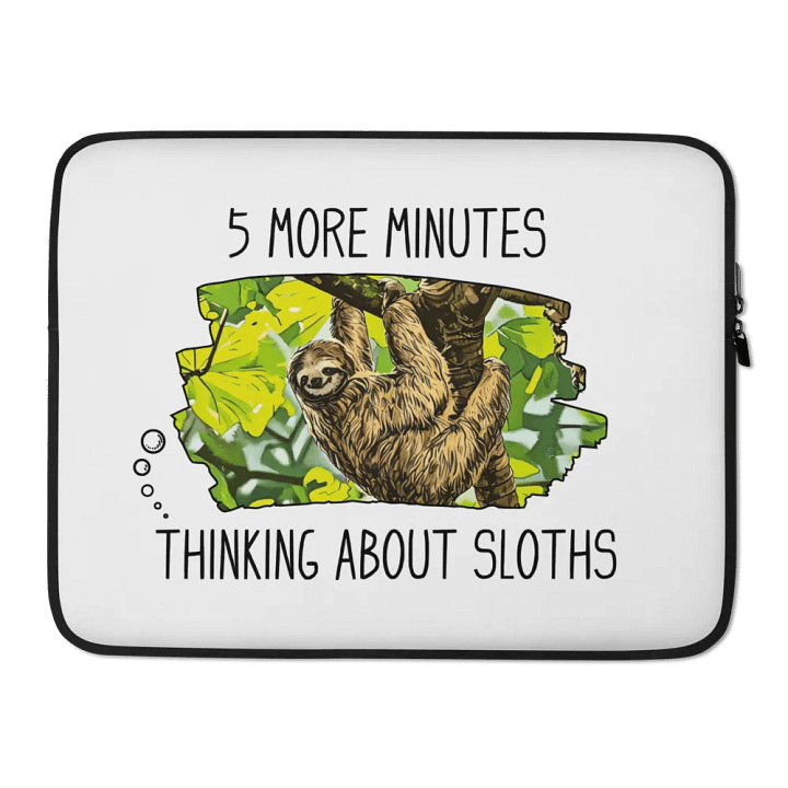 Funny Sloths Laptop Sleeve product image (2)