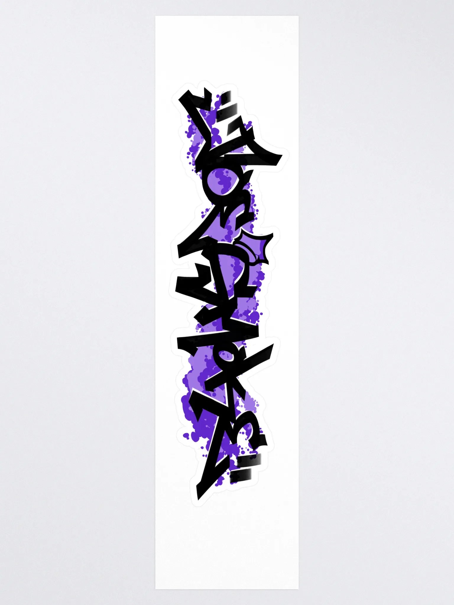 JoeSmoke Graffiti Sticker Purple Splatter product image (3)