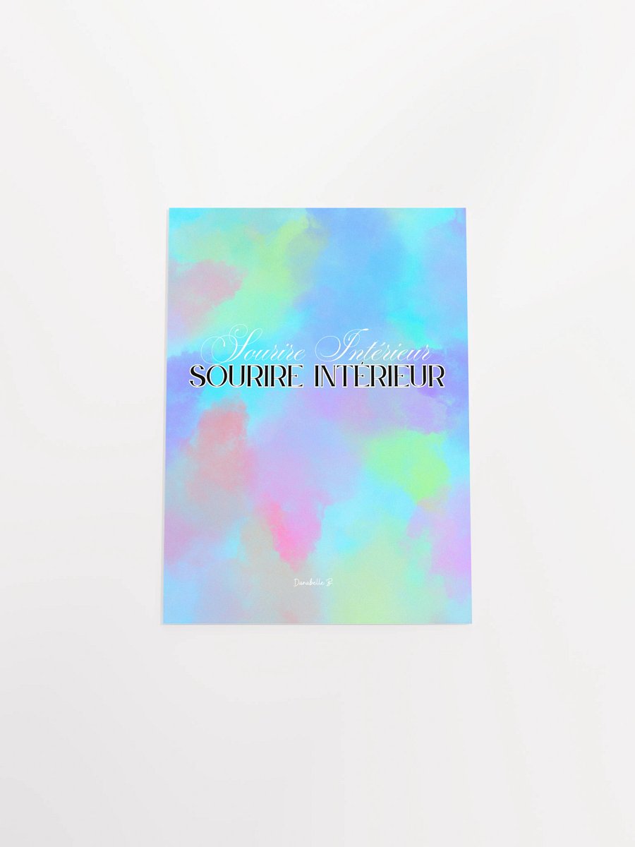 Poster Pastel Nuances de Lumière - Sourire Intérieur - Cadeau Inspirant product image (8)