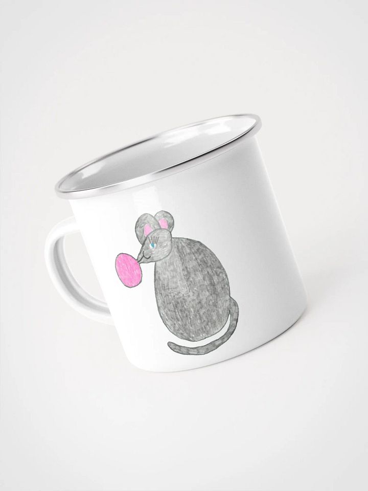 Bubblegum mouse enamel mug product image (1)