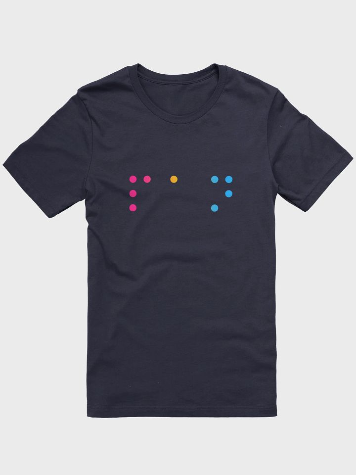 pansexual braille t-shirt product image (1)