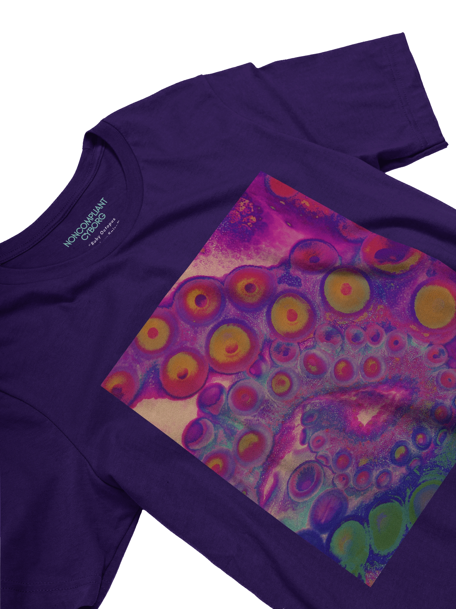 Ruby Octopus Rainbow Spiral T-Shirt product image (3)