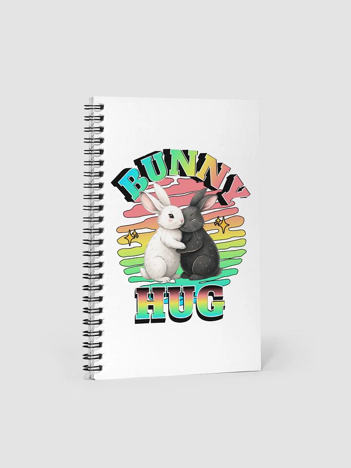 Bunny Hug Rabbit Spiral Notebook product image (2)