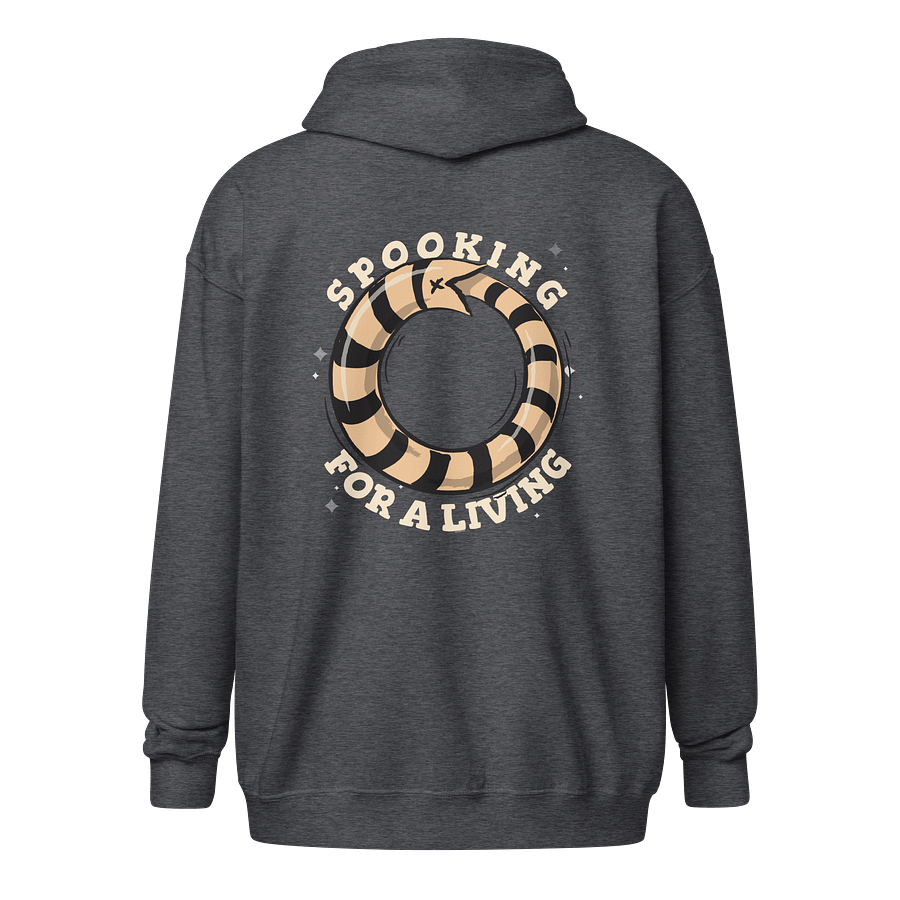 [UM} Spooking For a Living - Unisex Graphic Zip Hoodie product image (1)