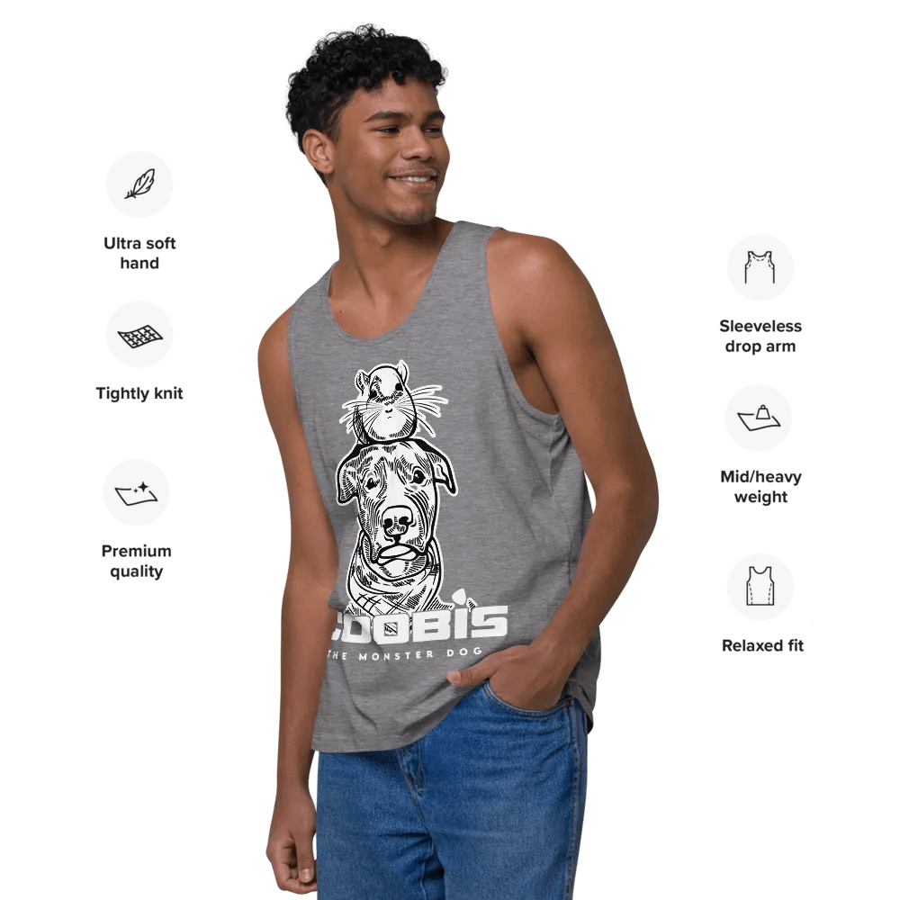 Coobis The Monster Dog Tank Top (With Chinchilla) product image (12)