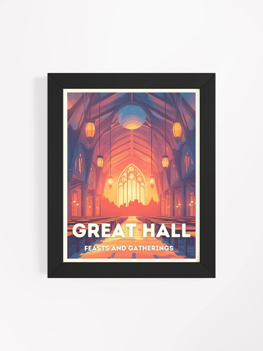The Great Hall Vintage Travel Poster product image (4)