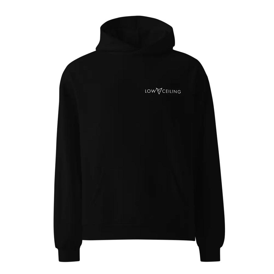 LIMITED EDITION LOW CEILING BLACK HOODIE product image (4)