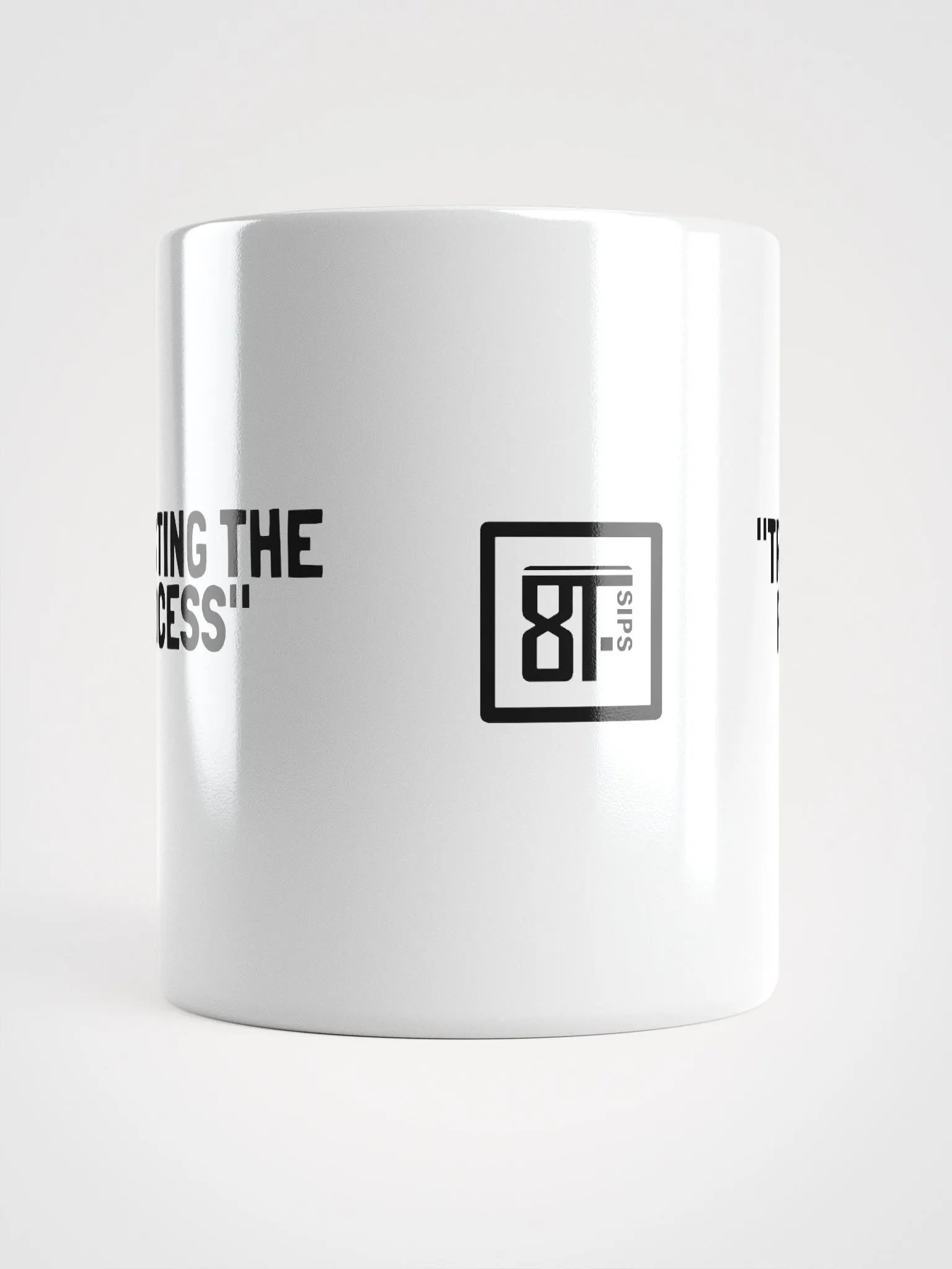 8T Sips Positive Vibes White Glossy Mug product image (5)