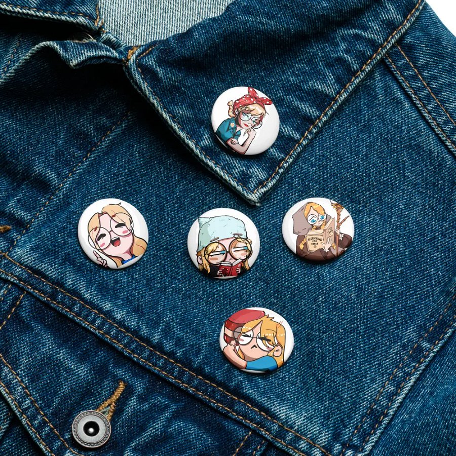 Dr. Toxic Tofu Pin Button Pack product image (11)