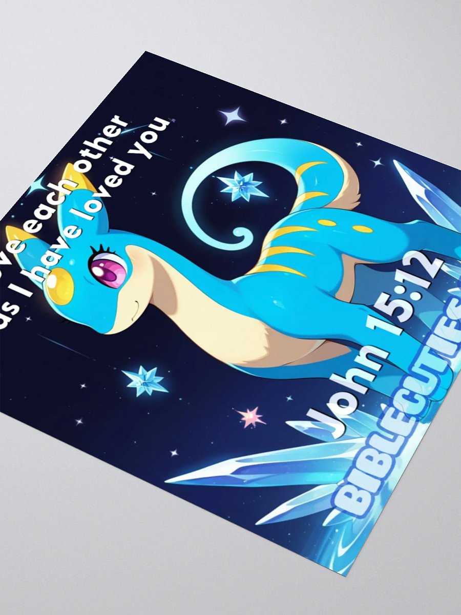 Bible Cuties Michali - Love each other as I have loved you Sticker product image (6)