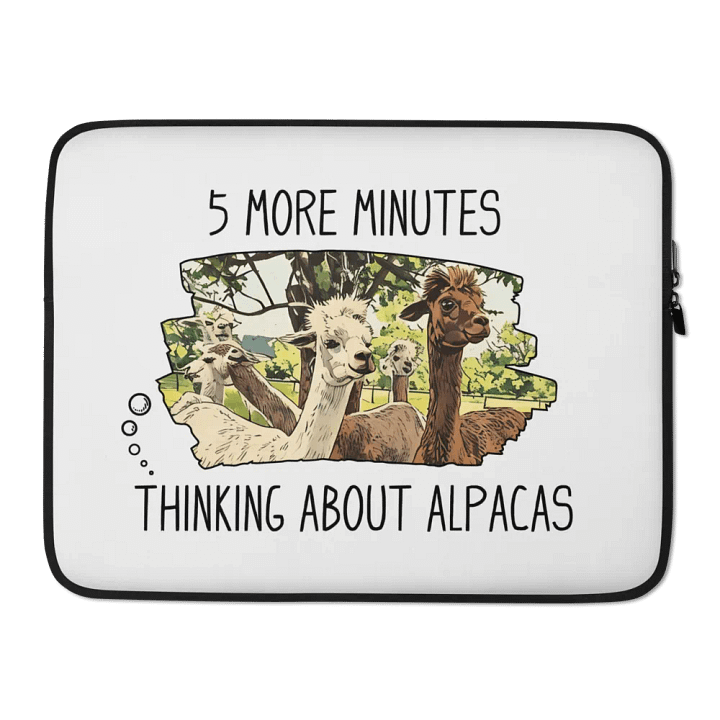 Funny Alpacas Laptop Sleeve product image (2)