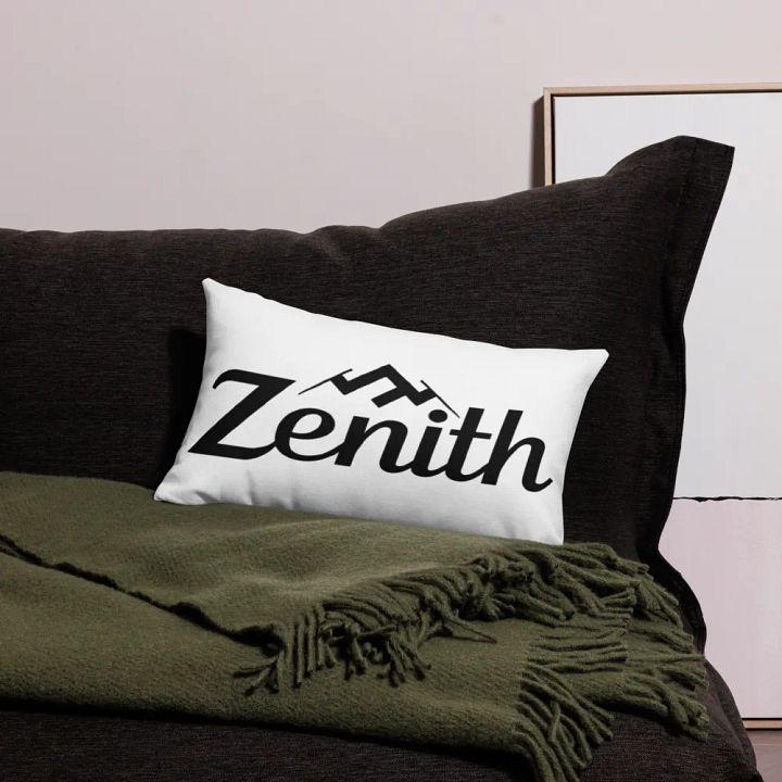 Zenith Peaks White Premium Pillow Case product image (1)