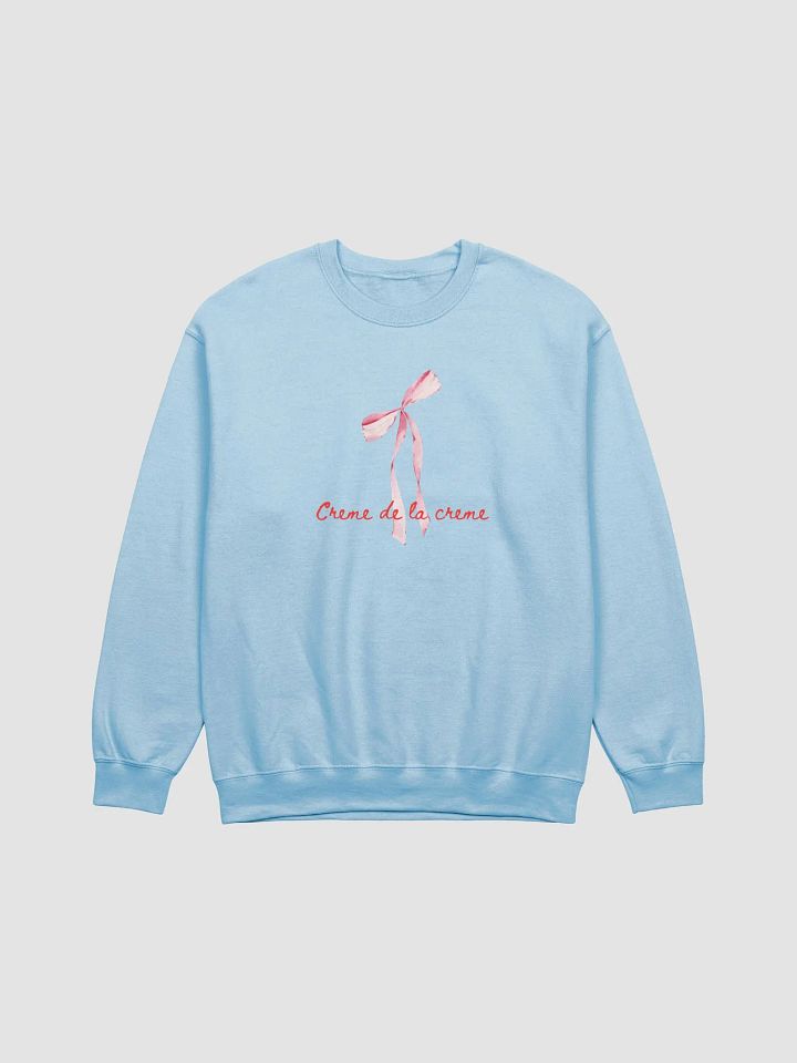Soft Girl Creme De La Creme Front Print Unisex Crewneck Sweatshirt product image (1)