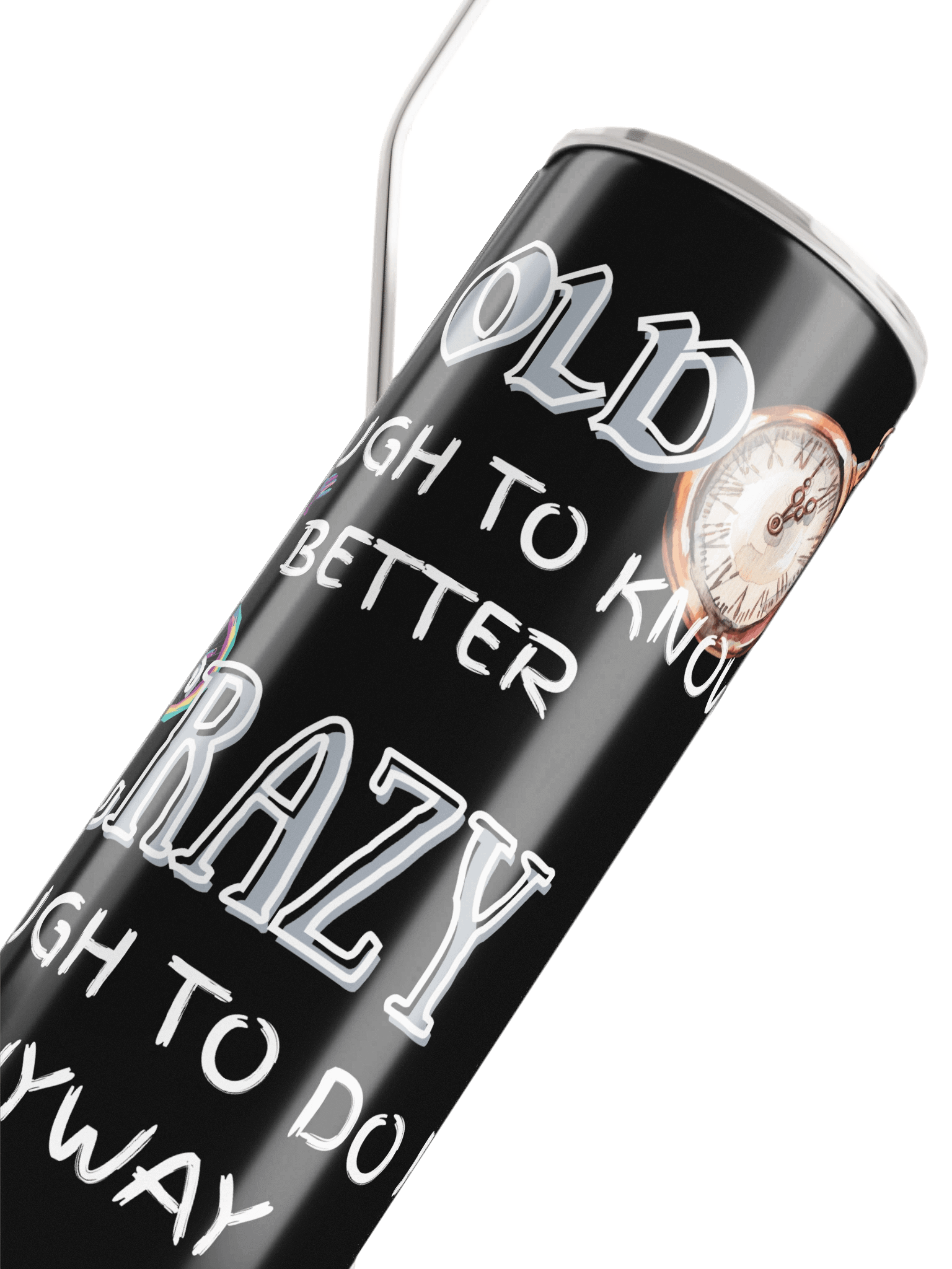 Vintage Vibes Stainless Steel Tumbler product image (4)