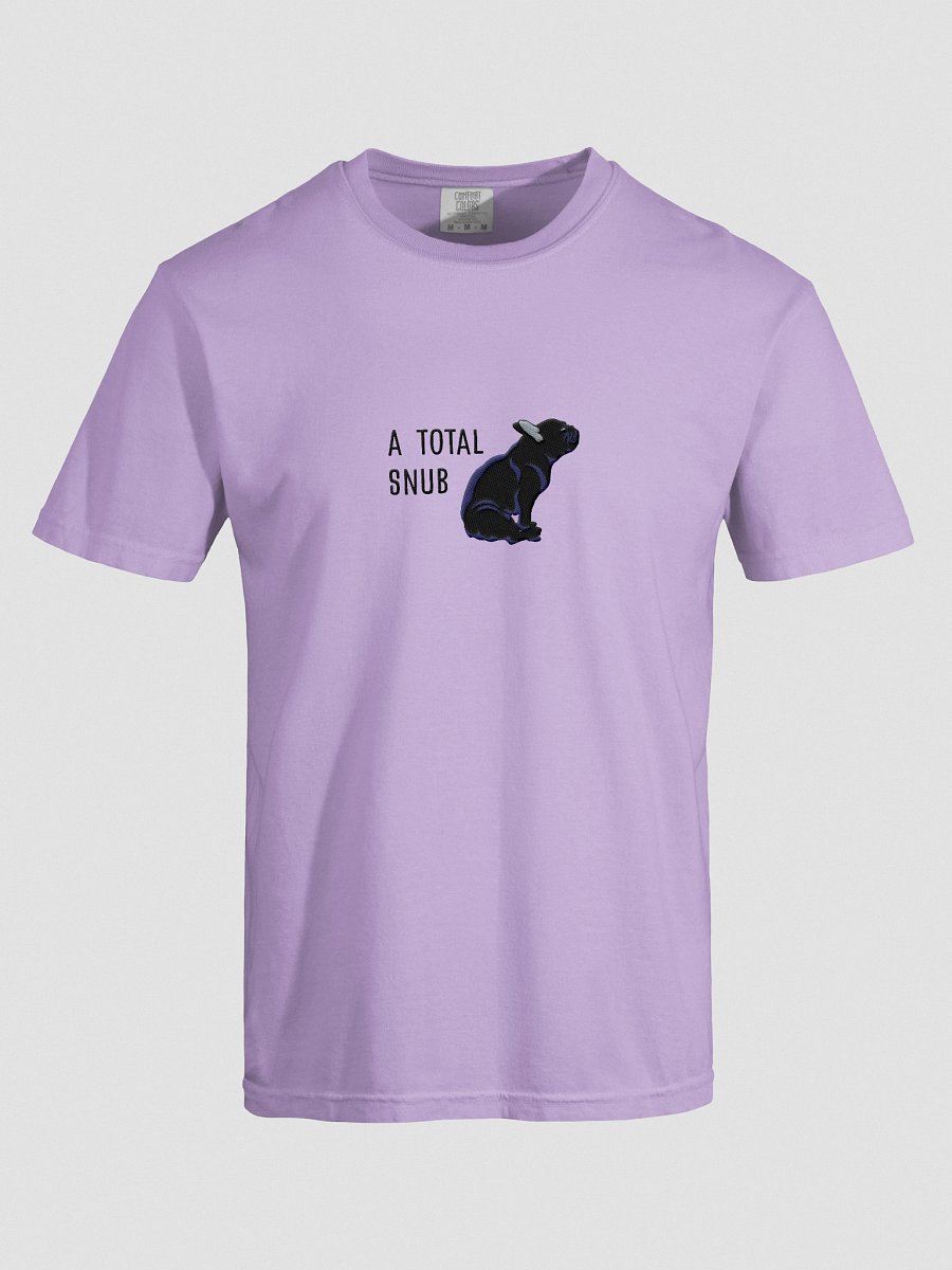 A Total Snub T-Shirt(Embroidered) of a French Bulldog(Black) product image (47)