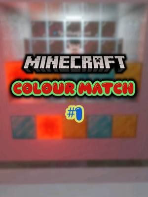 Minecraft colour match 1! #minecraft #minecraftcolour #minecraftcolor #colormatch 