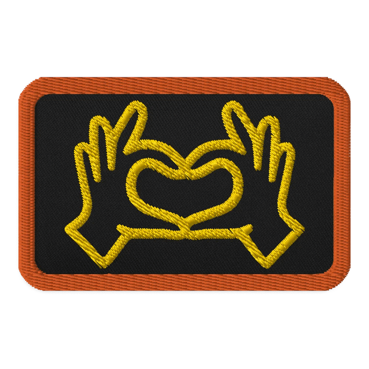 Love Gesture Embroidered Patch product image (1)