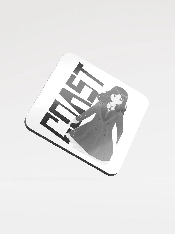 Coast F Vtuber Black and White Drinking COASTER product image (1)