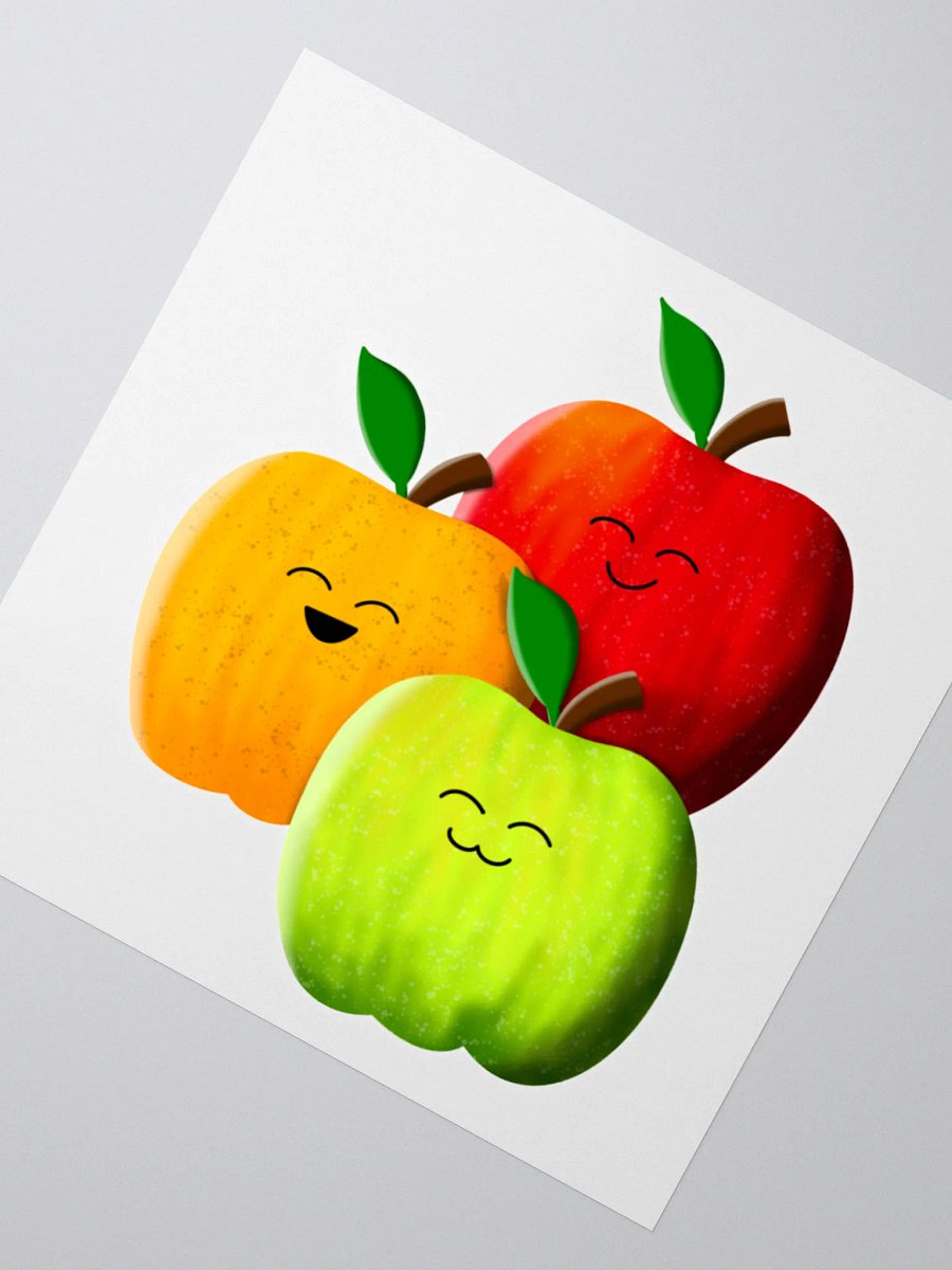 Three Apples Sticker product image (6)