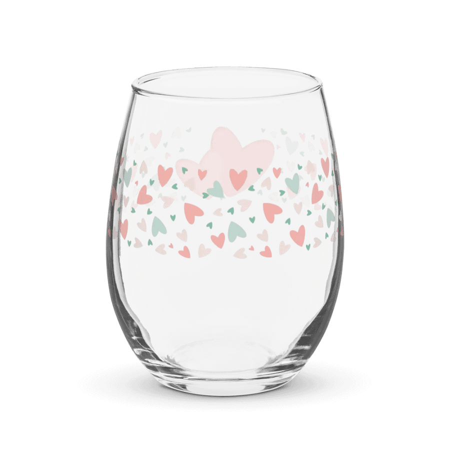 Scattered Hearts Wine Glass product image (2)