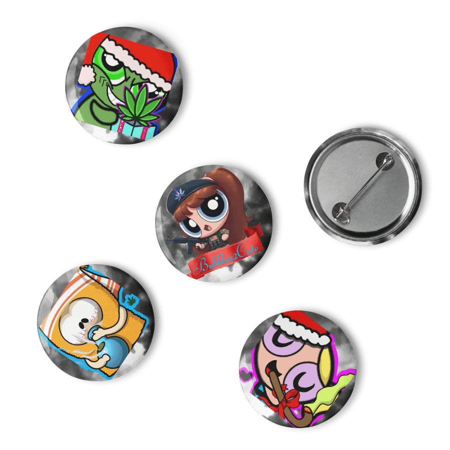 Kushmas Cartoon Button Set (US) product image (4)