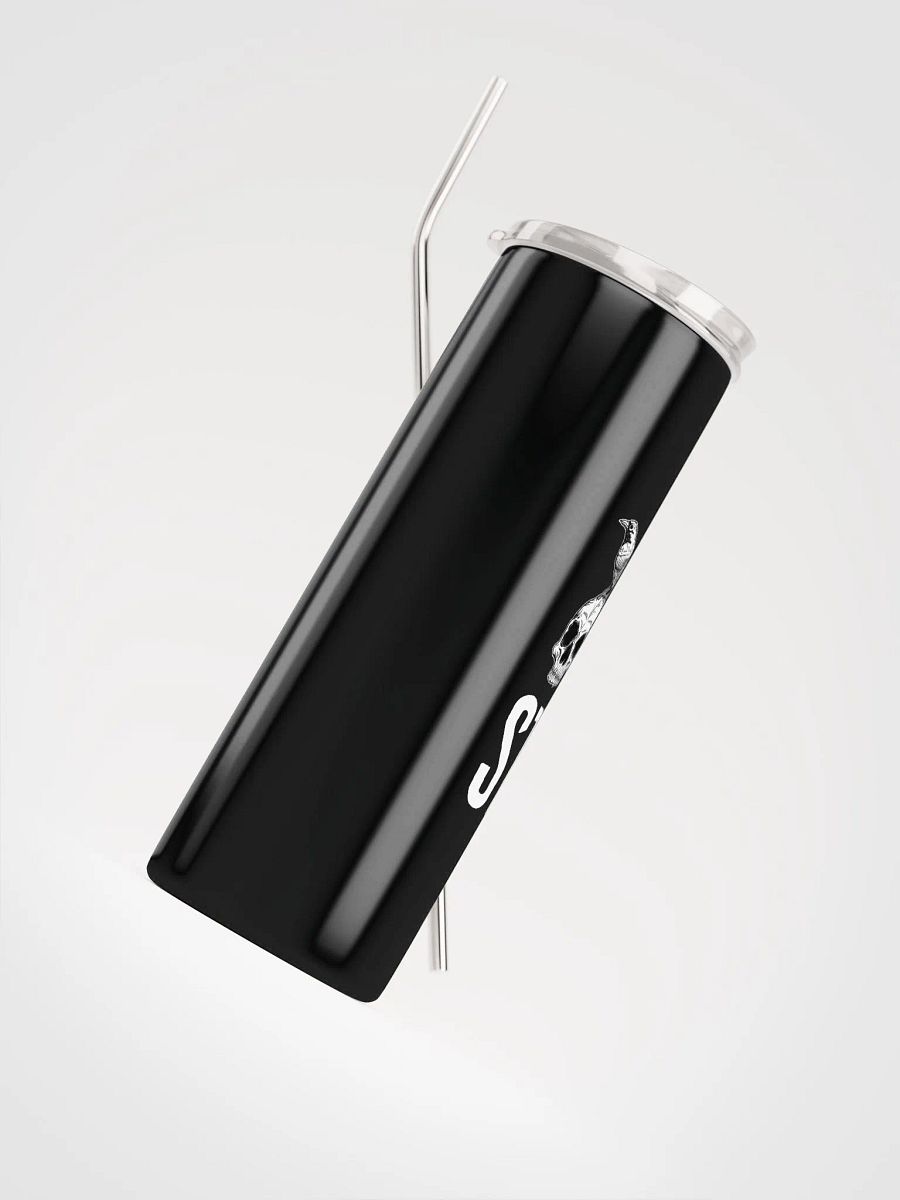 Crow Stitcher Skull & Crow Stainless Steel Tumbler - Black product image (4)