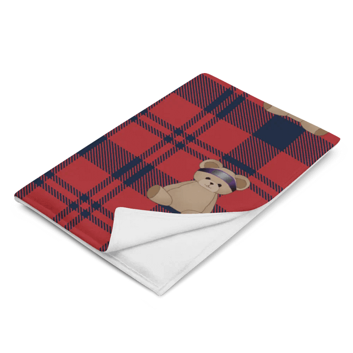 Plaid Bear Blanket product image (2)
