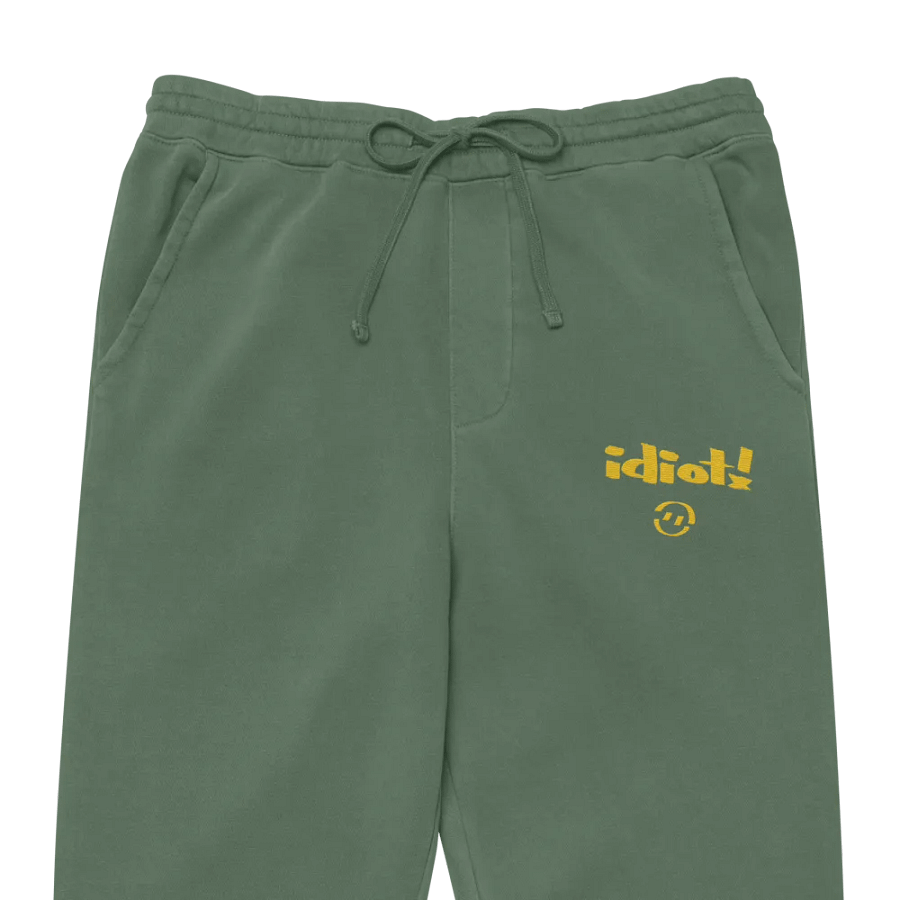 Idiot! Embroidered Joggers product image (1)