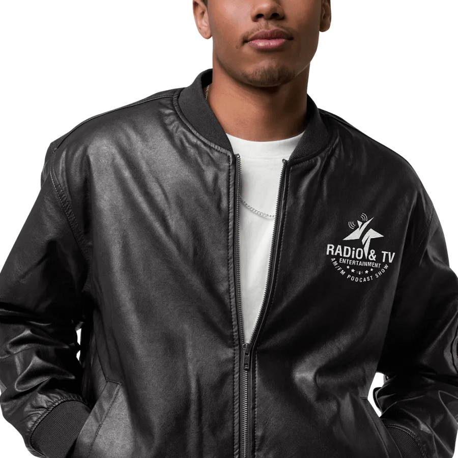 RDTV Pod-Fam Leather Bomber Jackets product image (6)