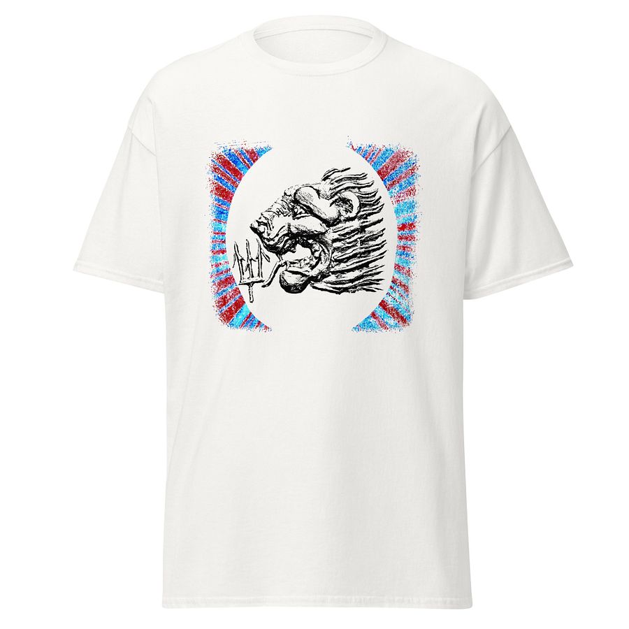 Roaring Lion and Trident Ancient Greek Art 2nd Century BC, T-Shirt product image (1)