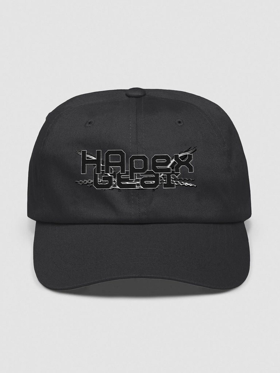 Black HApex Gear White Logo - Embroidered - Classic Dad Hat product image (1)
