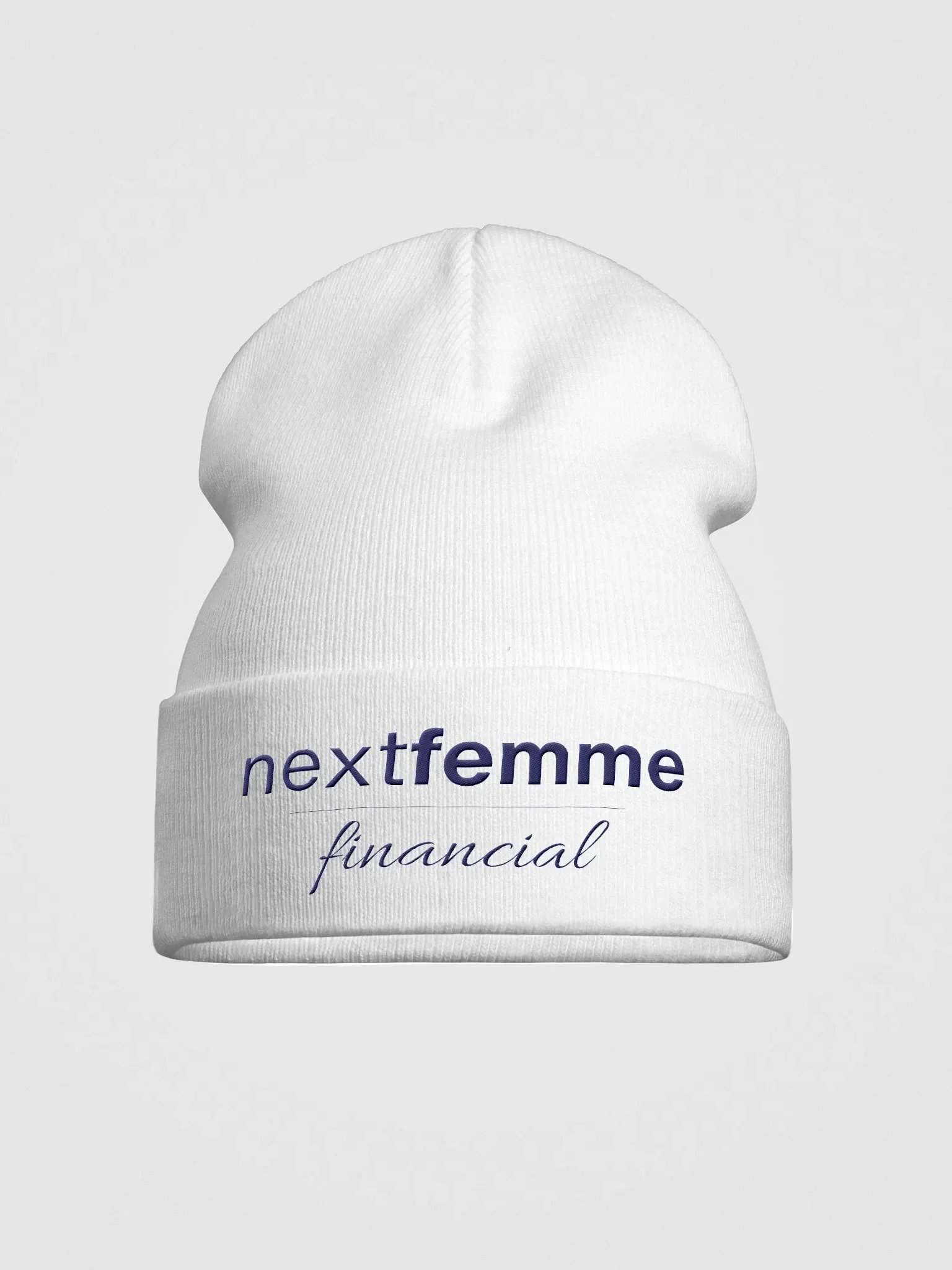 Knit Beanie with Navy Logotype product image (1)