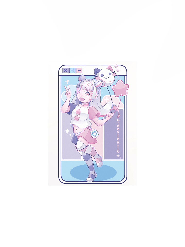 Print • CandiCat Chibi Gamer Girl • 2024 product image (1)