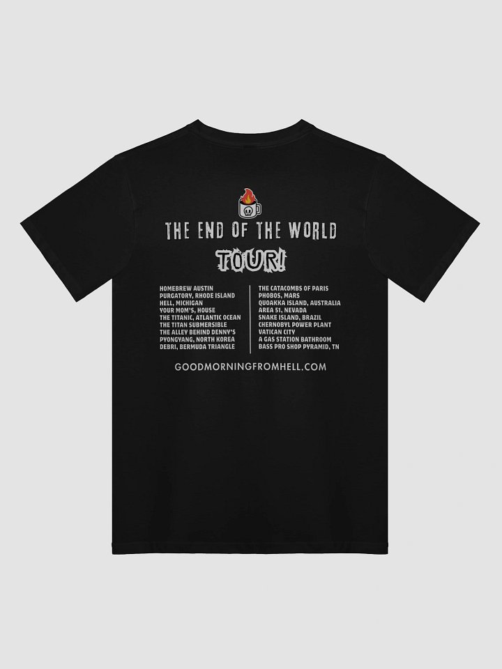 Homebrew Austin Exclusive - The End of The World Tour T-Shirt! product image (2)