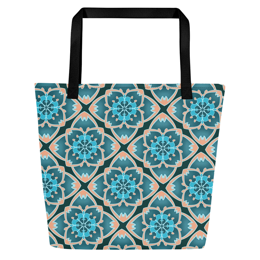 Beautiful Green Pillow Pattern All Over Print Tote product image (1)