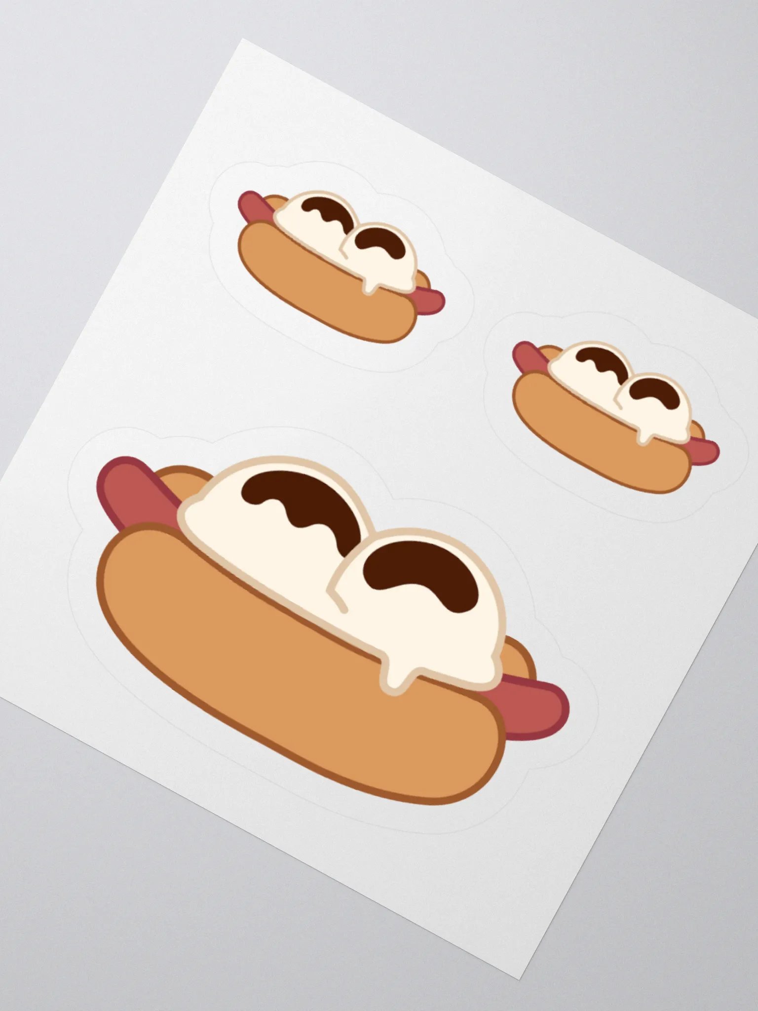 Ice Cream on a Hot Dog Stickers product image (5)