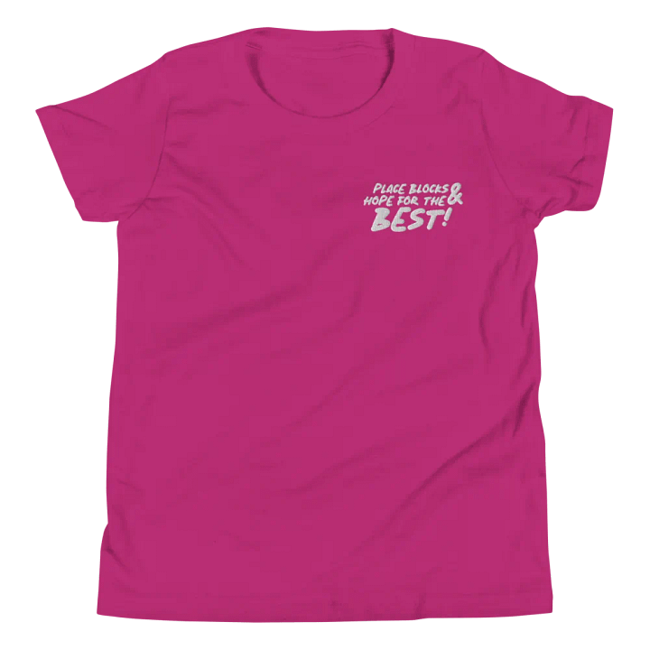 Youth 'Place Blocks & Hope For The Best' T-Shirt product image (2)