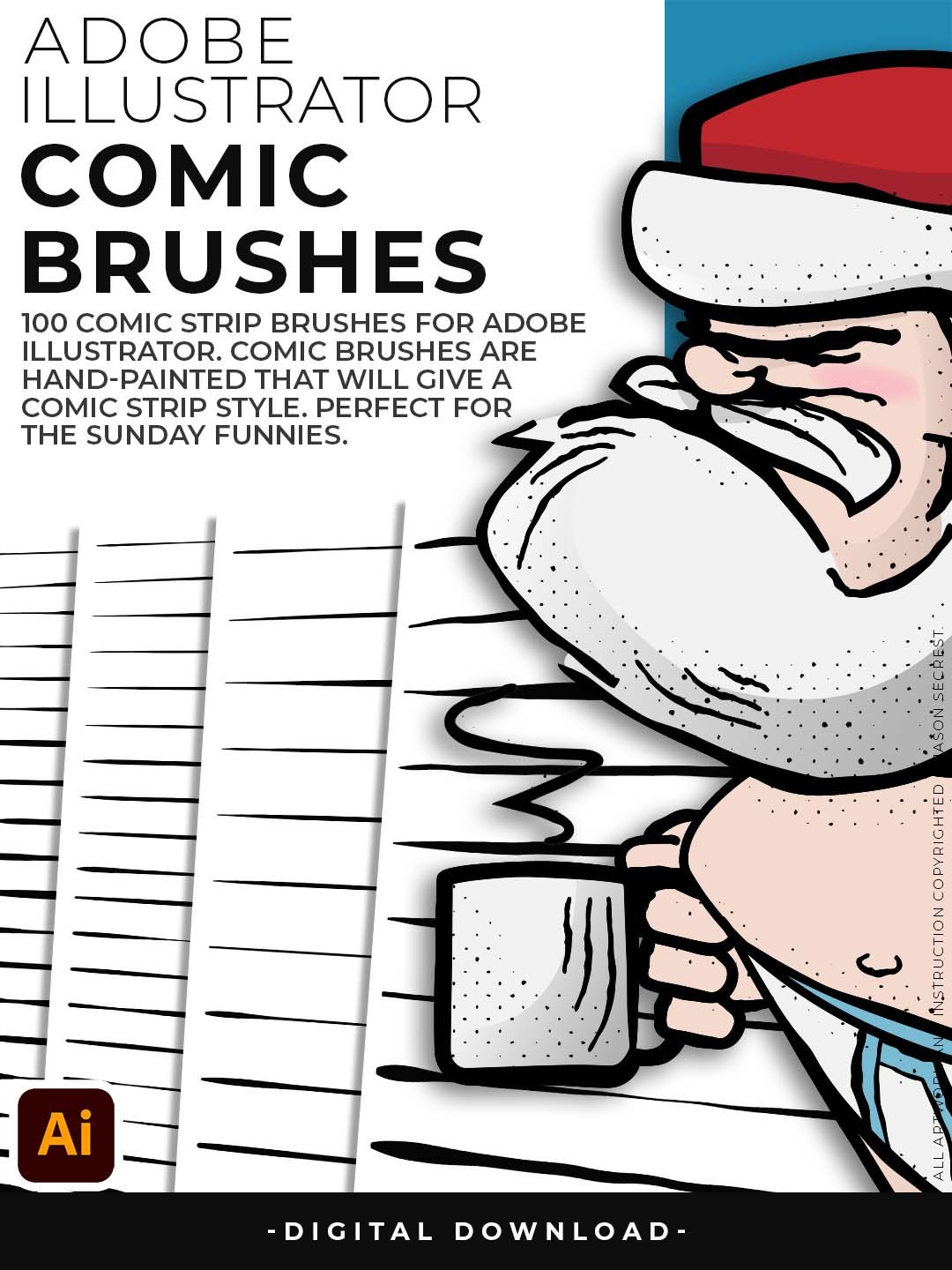 COMIC STRIP BRUSHES product image (1)