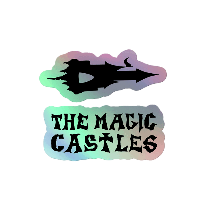 The Magic Castles - Castle Logo Holo Sticker product image (1)