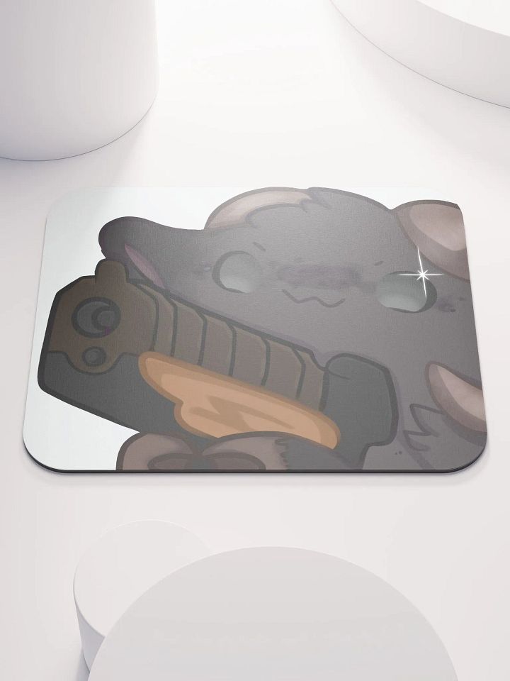 Goat With A Glock Mouse Pad product image (2)