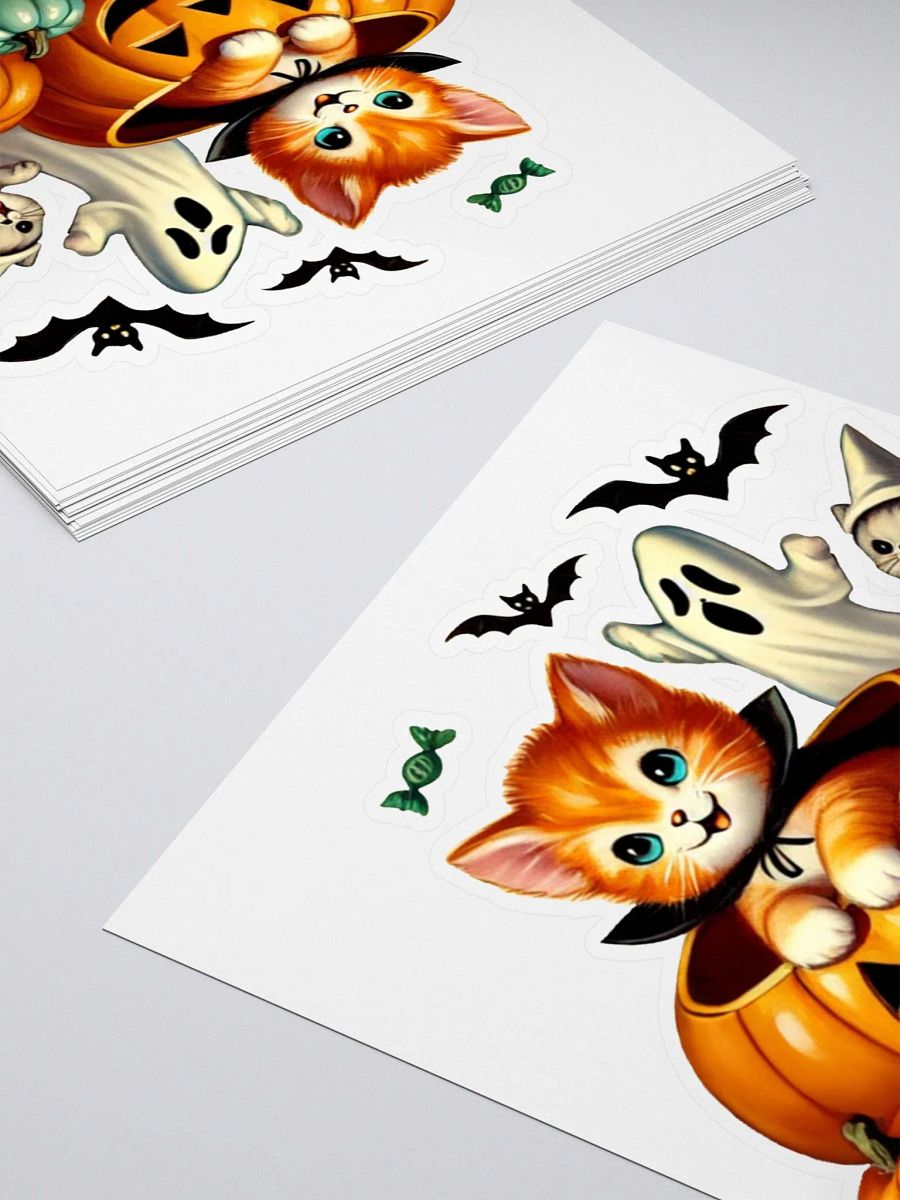 Kittens and Ghost Halloween Stickers product image (4)