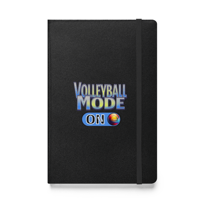 Volleyball Mode On Vibrant Hardcover Journal product image (1)