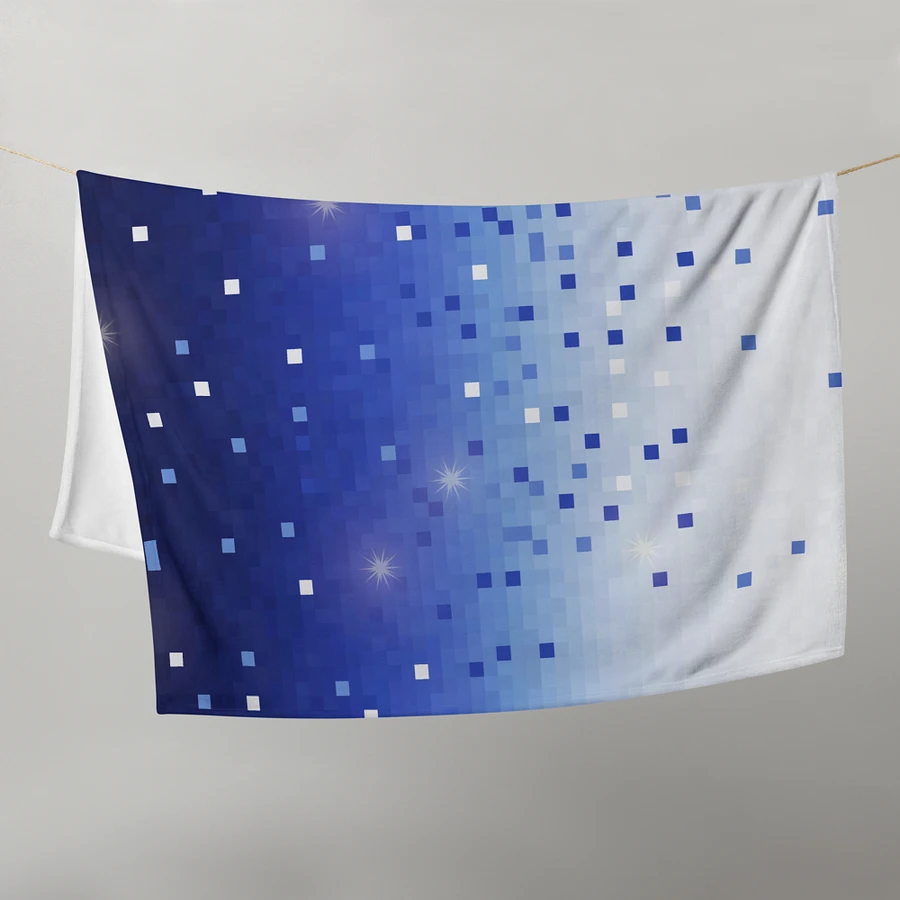 Blue Square Confetti Throw Blanket product image (21)