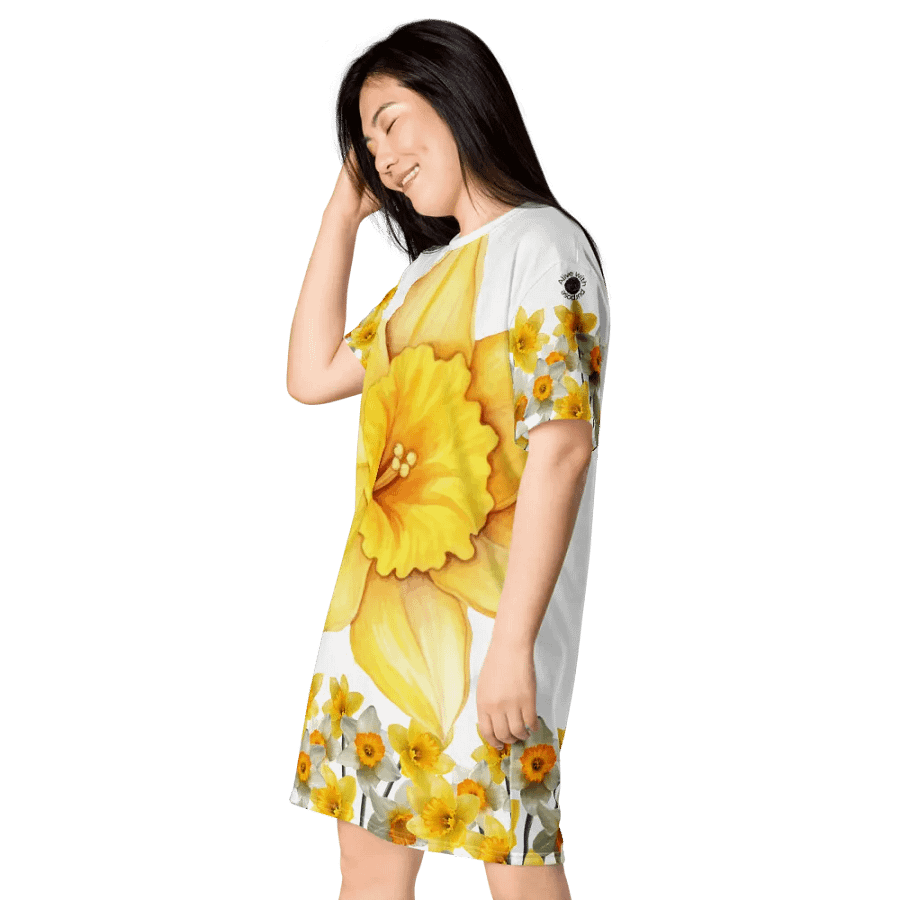 Daffodil Dreams All-Over T-Shirt Dress product image (4)