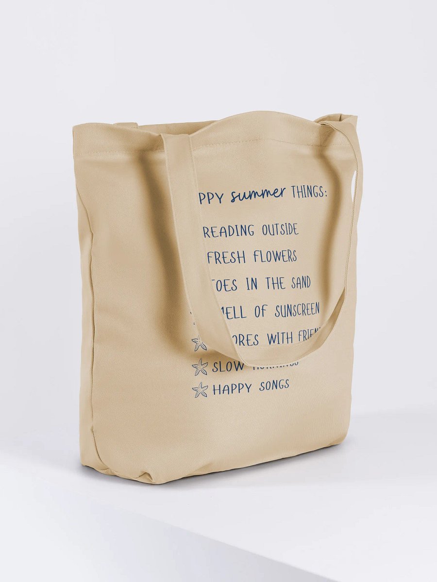 Happy summer things tote bag product image (4)