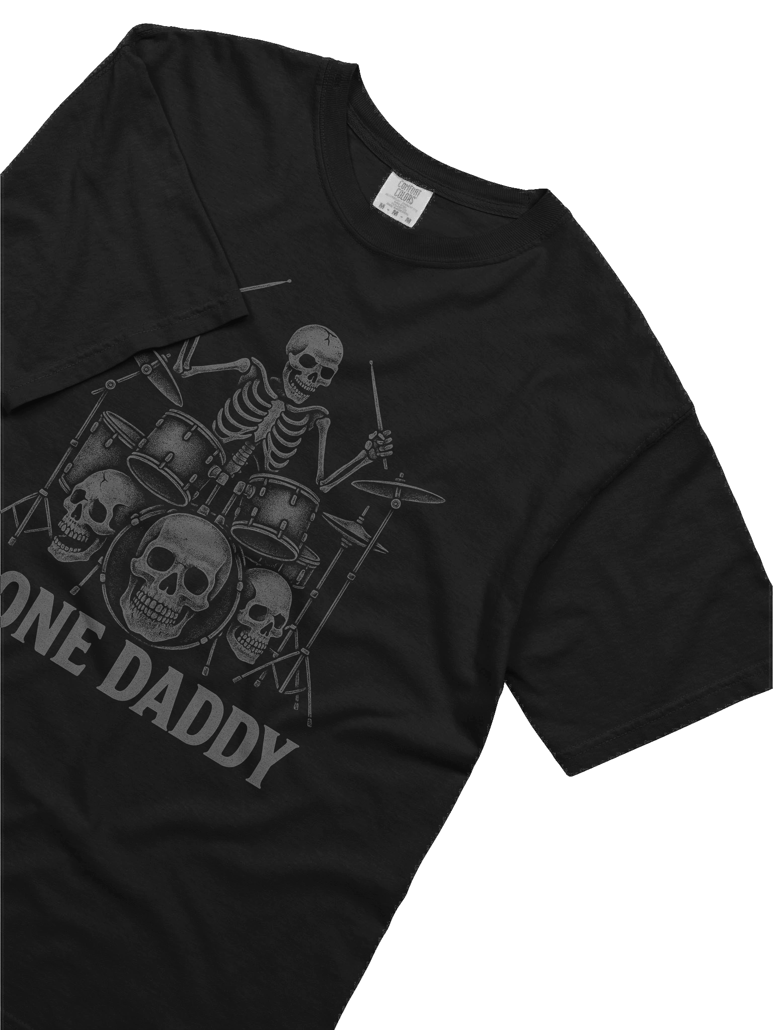 Bone Daddy V2 Grey - Skeleton playing skull drum kit product image (5)