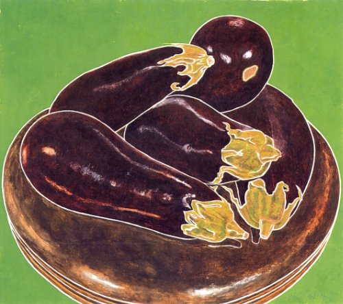 Eggplant and Piano Stool 04.02.06 Print product image (1)