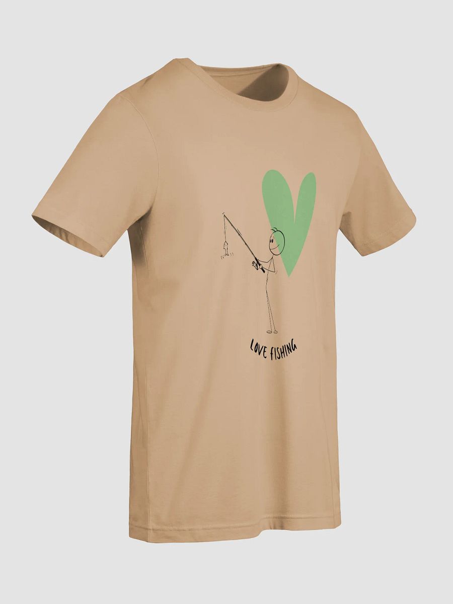 Love Fishing Heart Cartoon Supersoft T-Shirt product image (7)