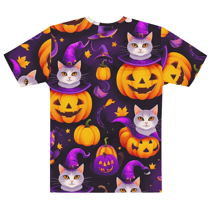 Cats Pumpkin Charade T Shirt product image (2)